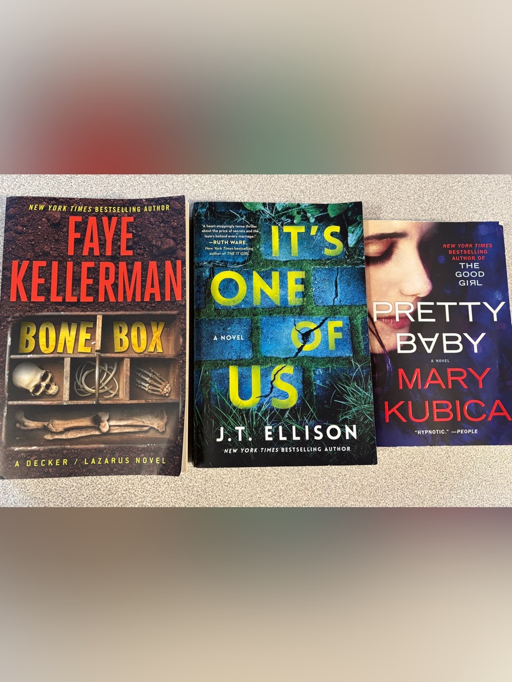 3 Psychological Thriller Novels by Various Authors